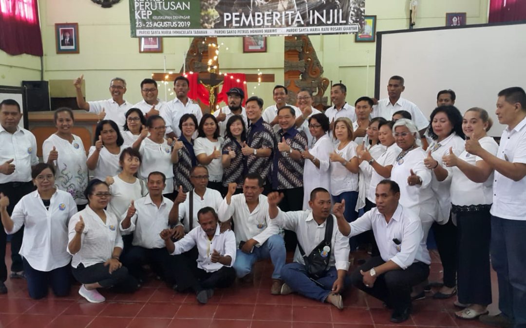 KEP Angkatan I diadakan 3 Paroki: Denpasar, Tabanan dan Gianyar