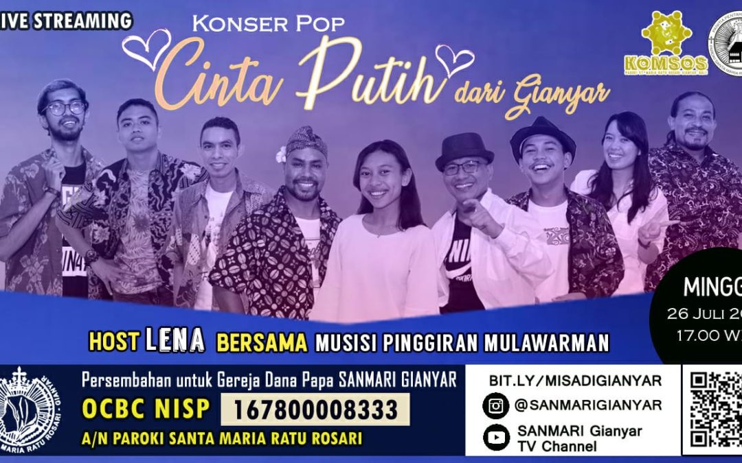 Konser Pop Cinta Putih dari Gianyar