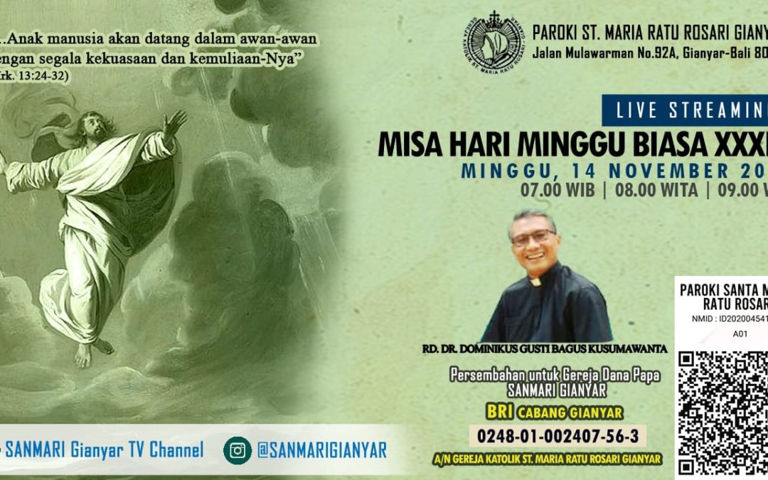 Misa Hari Minggu Biasa XXXIII