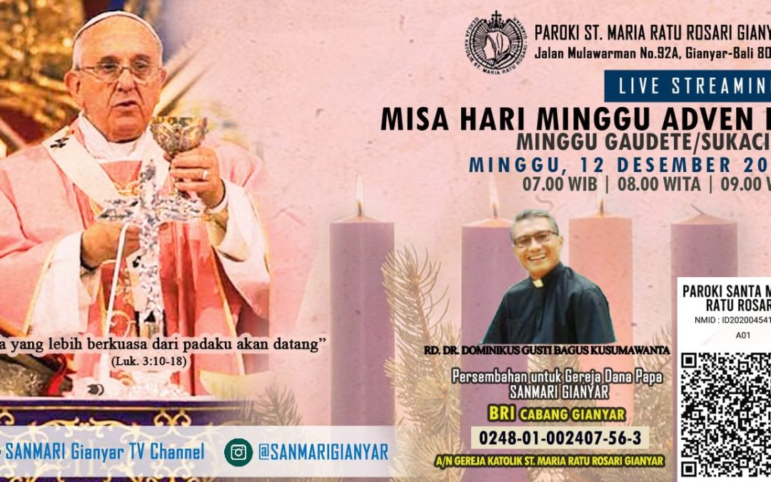 Misa Hari Minggu Adven III