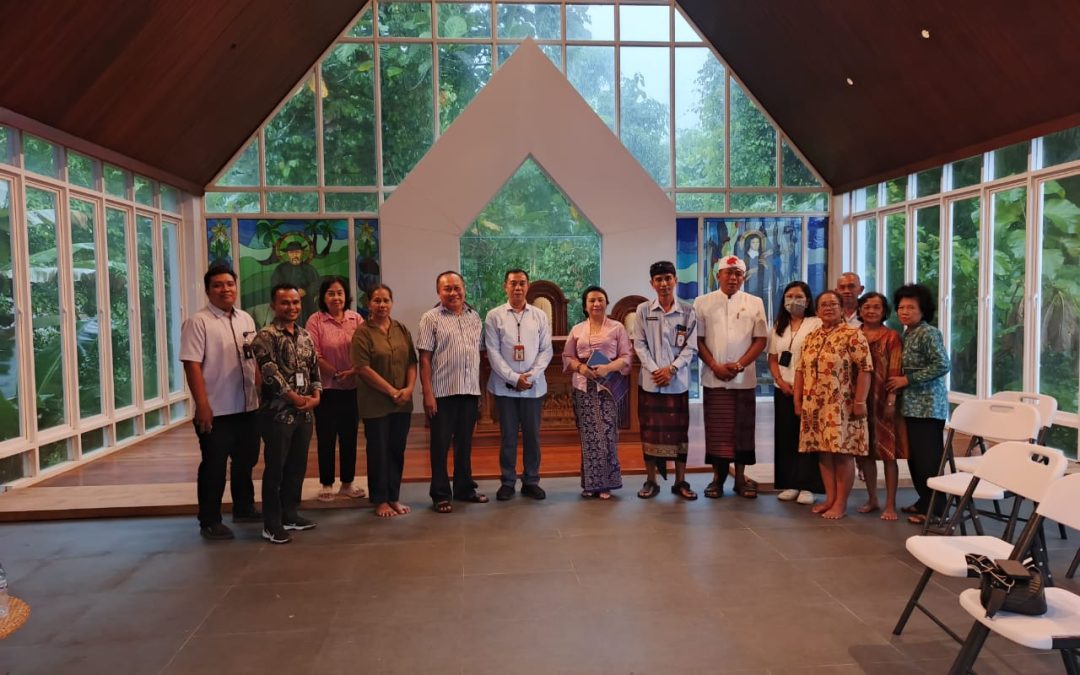Kunjungan Bimas Katholik kemenag provinsi Bali